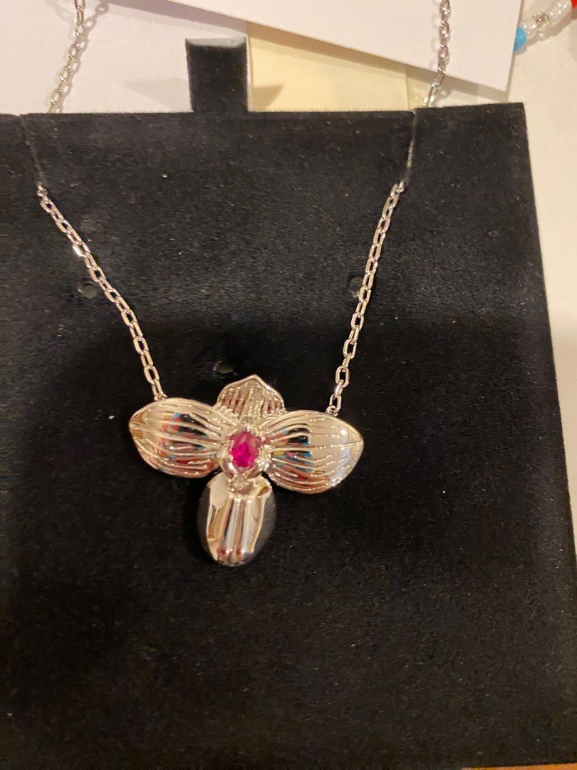 Cartier orchid necklace shop
