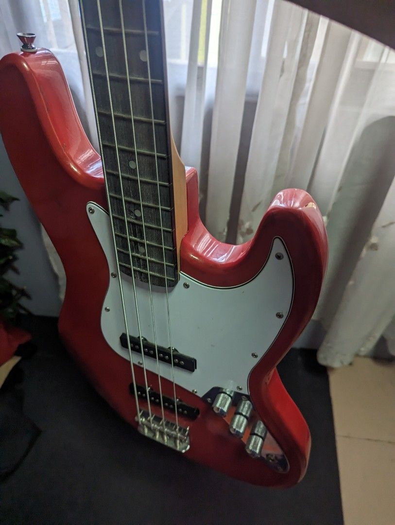 RJ Basics Electric Bass Guitar on Carousell