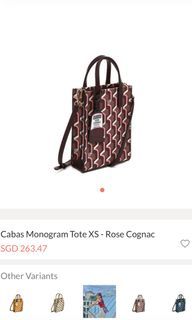 ROSA.K Titon Monogram Sling Bag - Rose Cognac