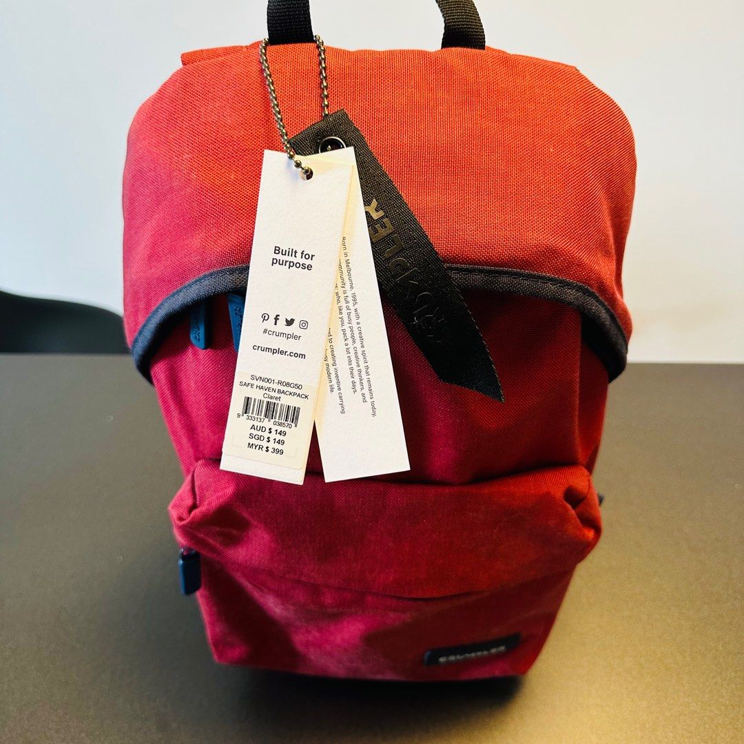 RRP RM400 Crumpler Safe Haven Backpack