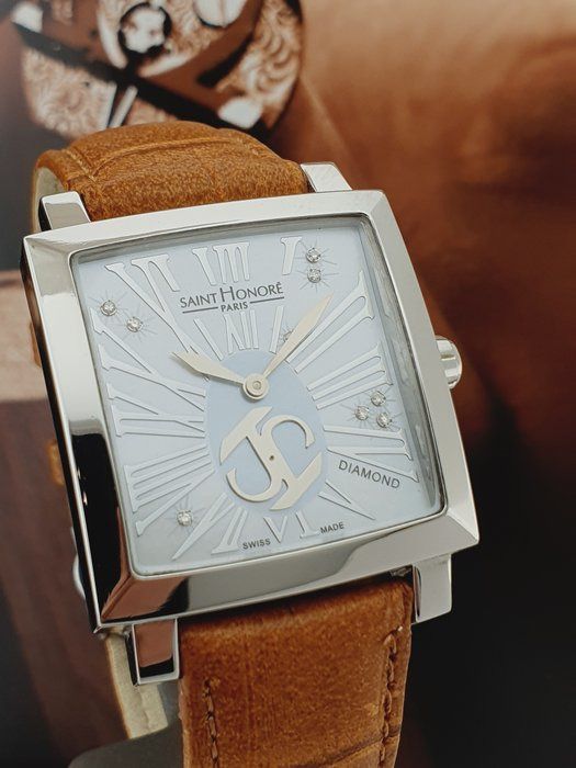 Saint Honore Paris Pearl Diamond Watch CNY SALE Luxury
