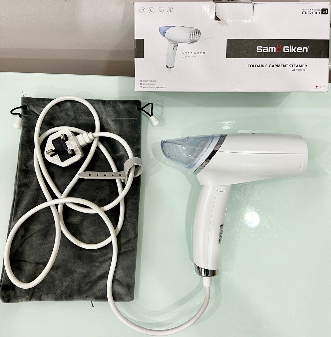 Samu Giken fordable garment steamer GSH101WT, Furniture & Home Living