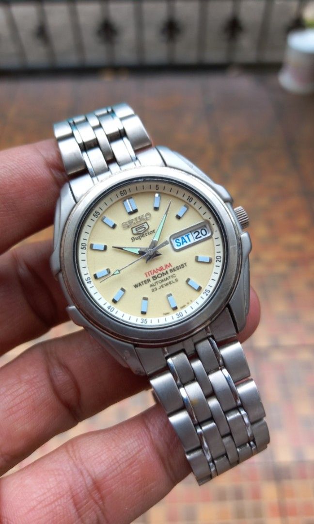 Seiko 5 superior titanium hotsell
