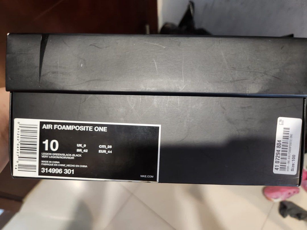 Sepatu Basket Nike Air Foamposite One Legion, Fesyen Pria, Sepatu ,  Sneakers di Carousell