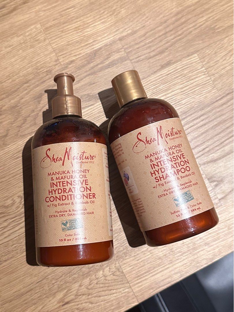 Shea Moisture Shampoo and Conditioner Set (Manuka Honey & Mafura Oil