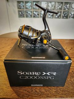 Shimano Soare XR C2000SSPG Reel, Sports Equipment, Fishing on