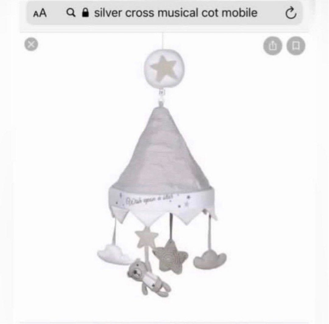 Silver cross cot mobile cheap