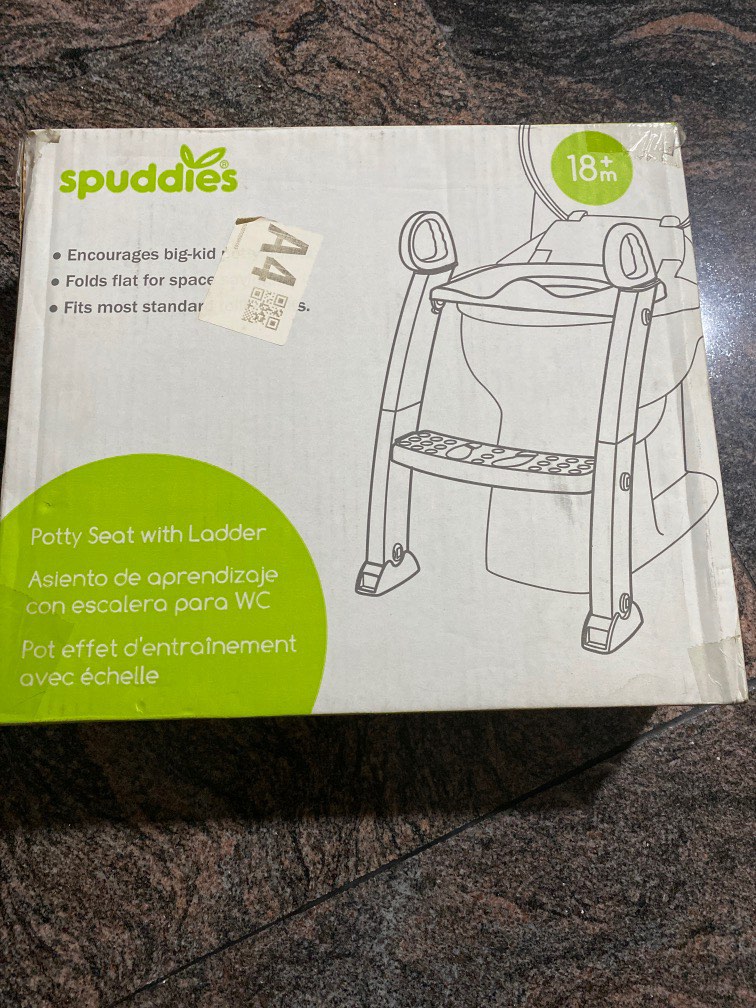 Spuddies Potty seat with ladder, Babies & Kids, Bathing & Changing