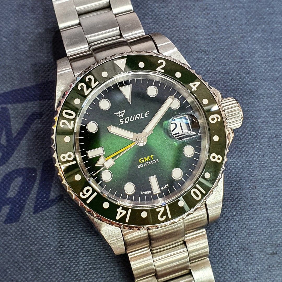 Squale gmt alpine green sale
