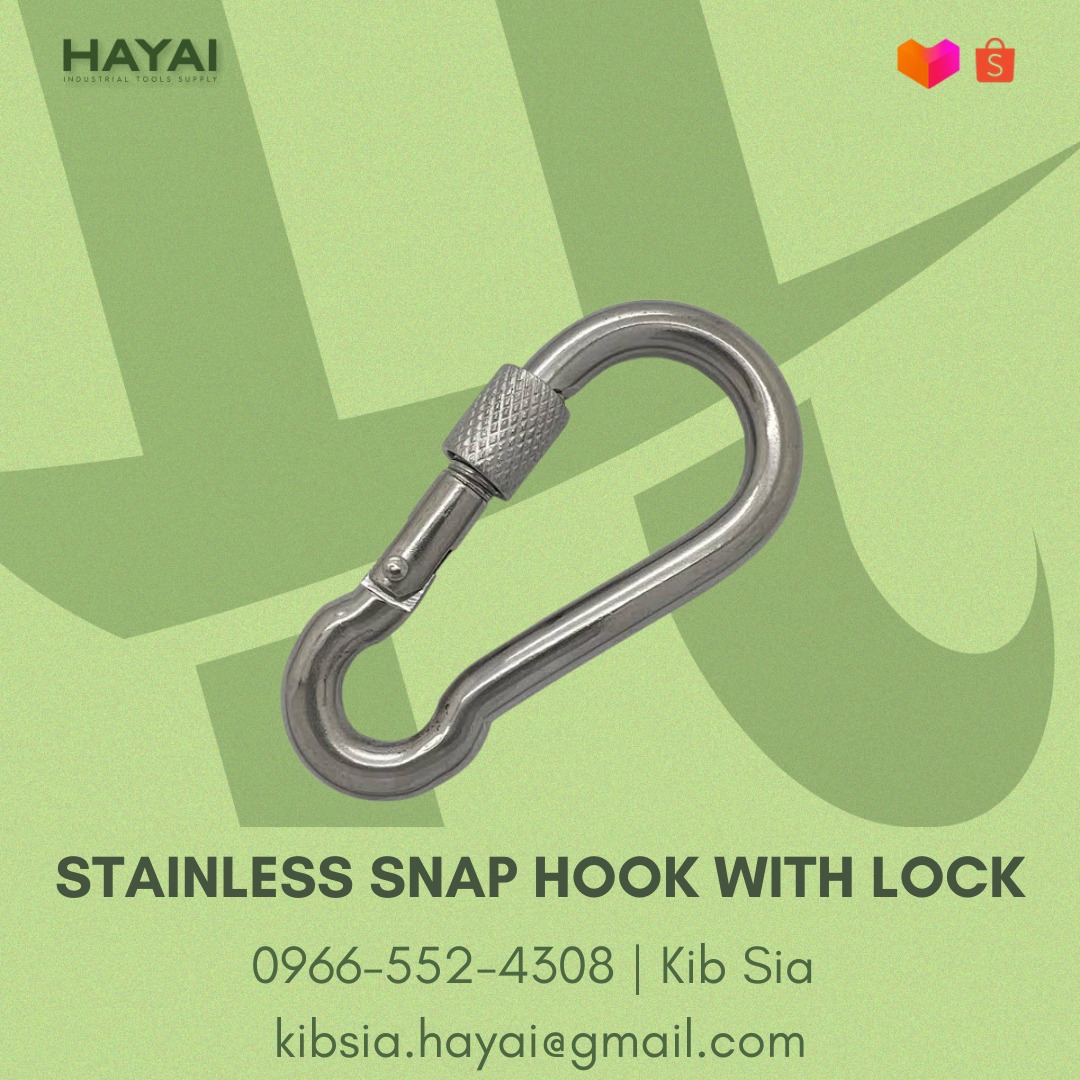 Stainless Snap Hook with Lock on Carousell