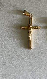 Stainless steel crucifix cross pendant