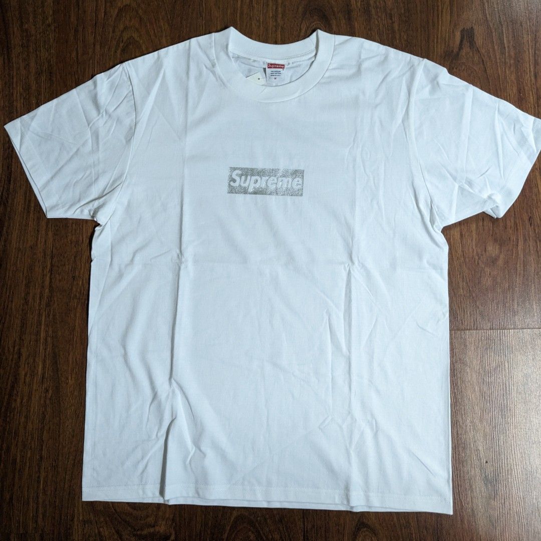 Supreme Box Logo T-Shirt, Men's Fashion, Tops & Sets, Tshirts & Polo Shirts  on Carousell