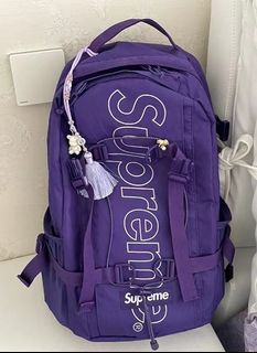 Supreme fw18 backpack purple store