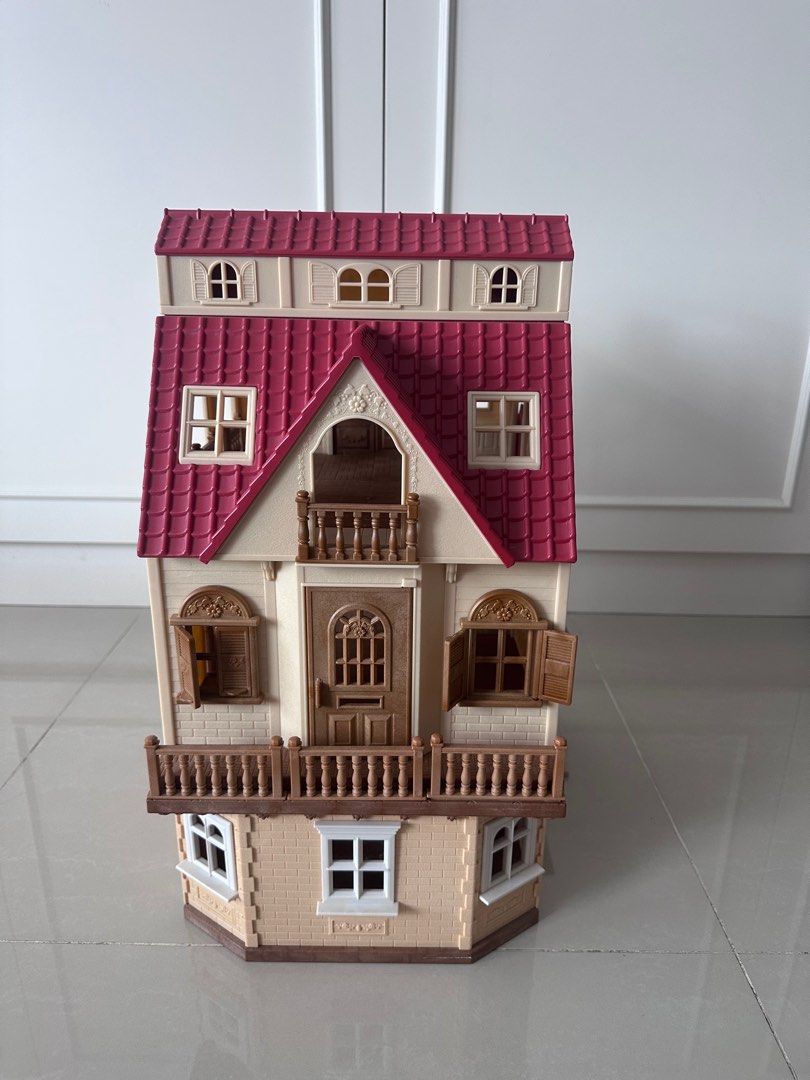 Sylvanian families red roof grand mansion cheap