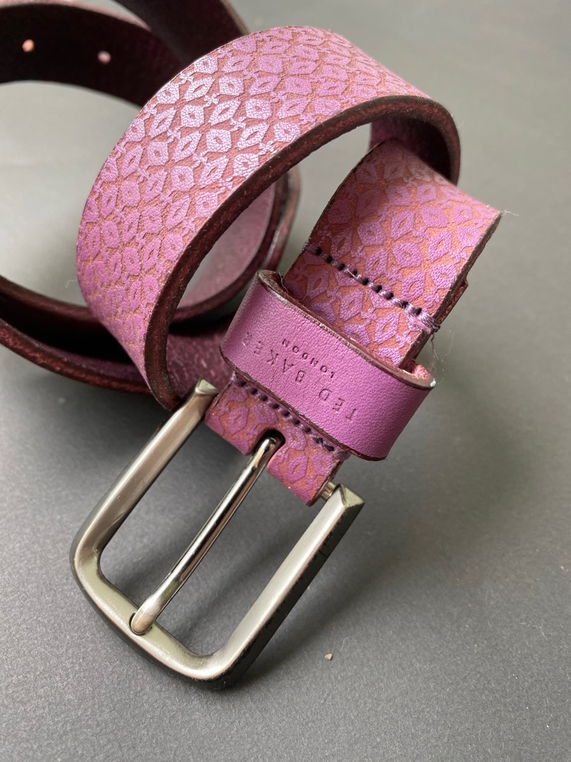 Ted Baker Purple Patterned Belt Women s Fashion Watches