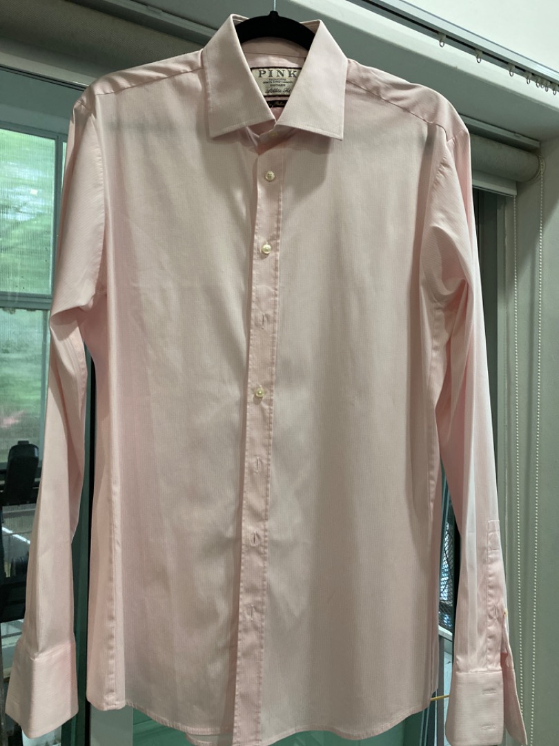 Thomas pink cheap athletic fit