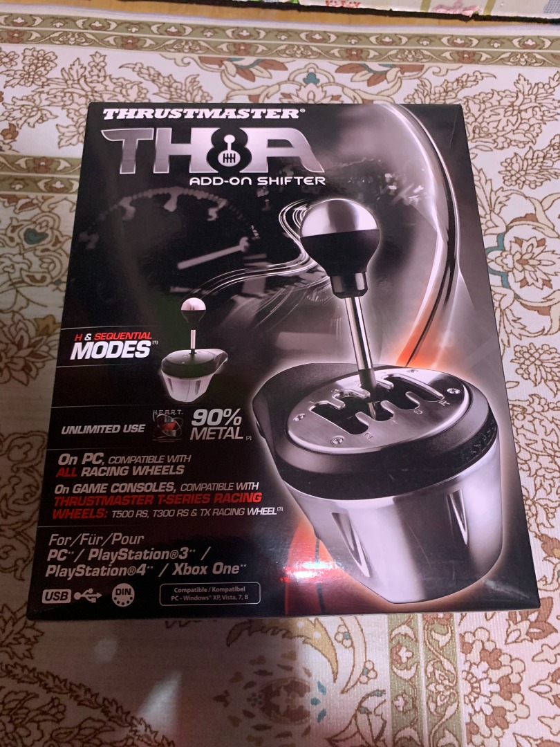 Thrustmaster TH8A Shifter Like NEW!, Video Gaming, Gaming Accessories ...