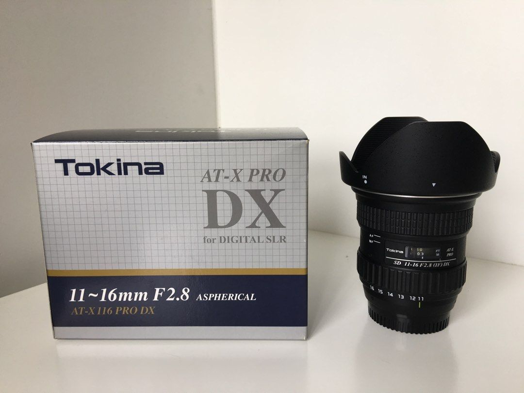 Tokina 11-16mm F2.8 AT-X 116 PRO DX (Nikon Mount), 攝影器材, 鏡頭