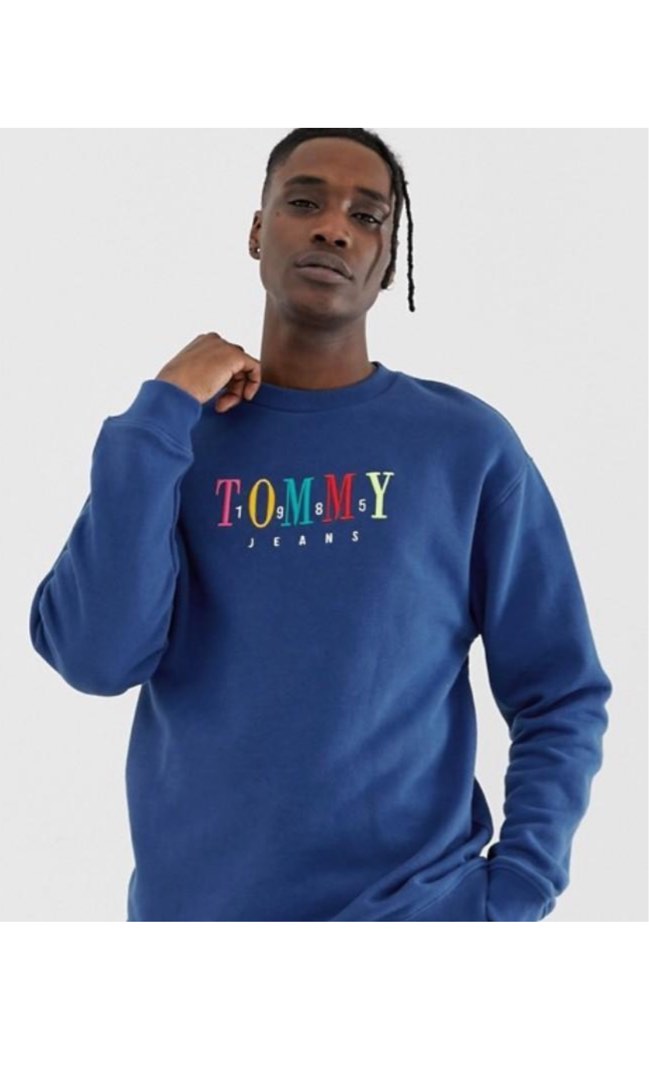 Hilfiger blue sweatshirt discount