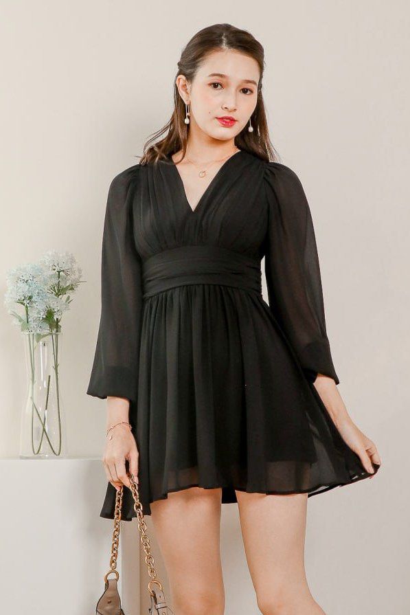 Chiffon romper on sale dress