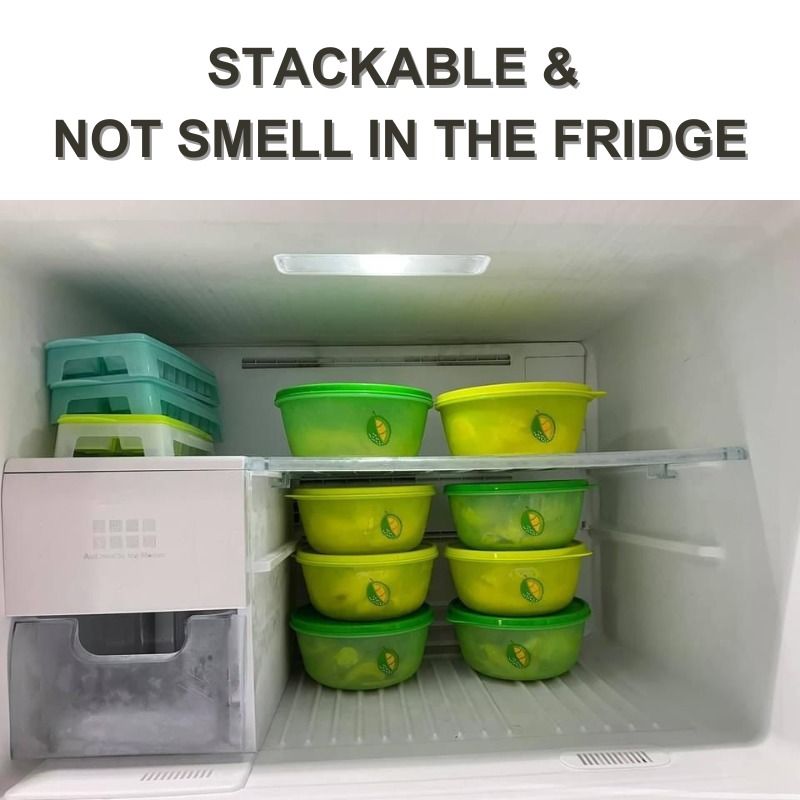 Tupperware 1.5L Ultimate Durian Keeper Storage Container with Lid Cover ...