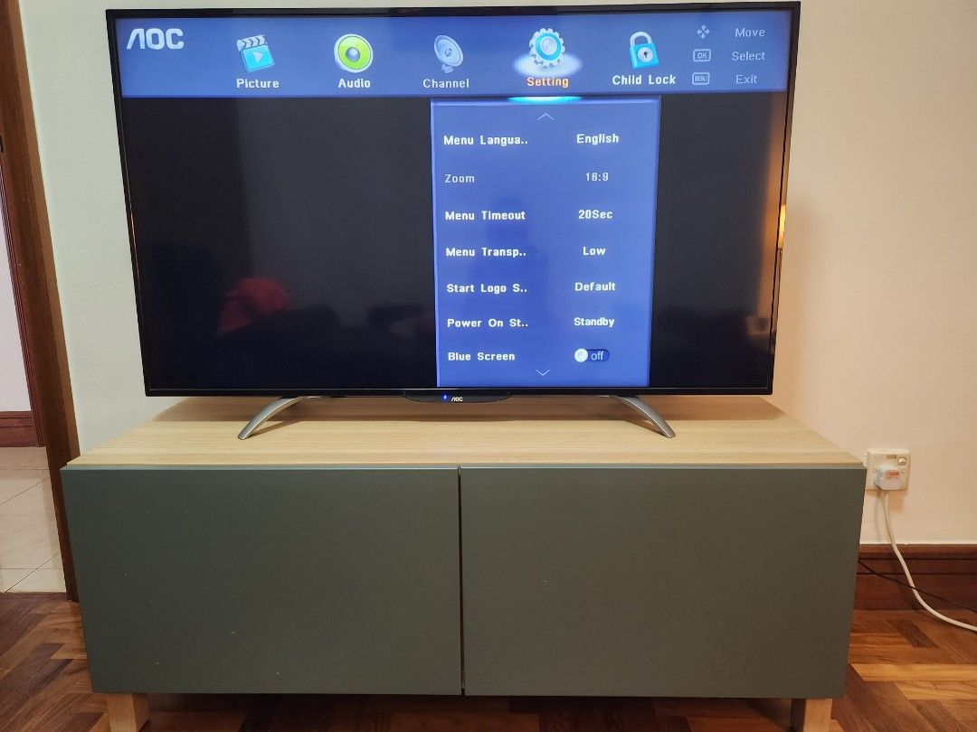 TV & TV Console for free (self pick up around paya lebar), Furniture