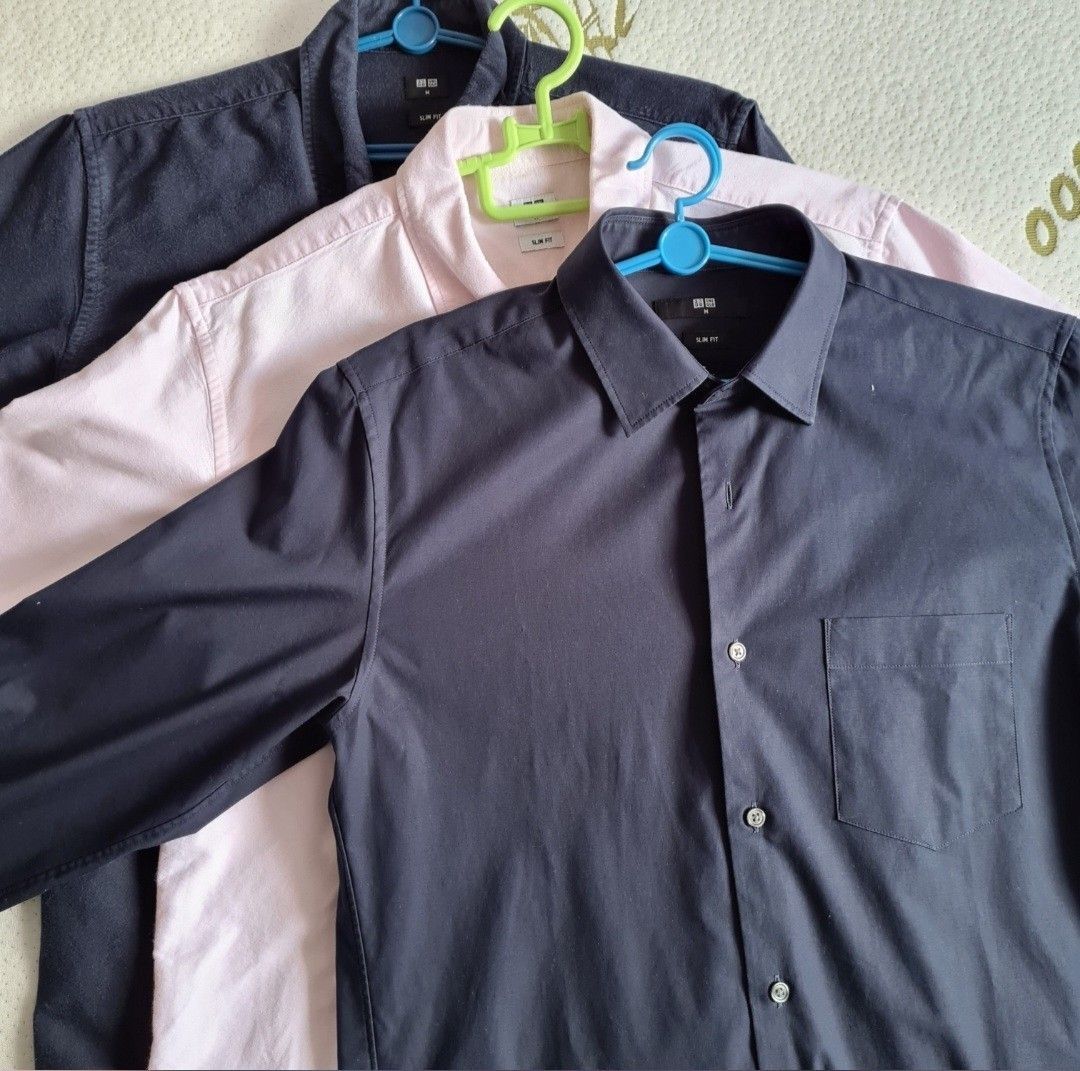 Mens dark 2024 denim shirt