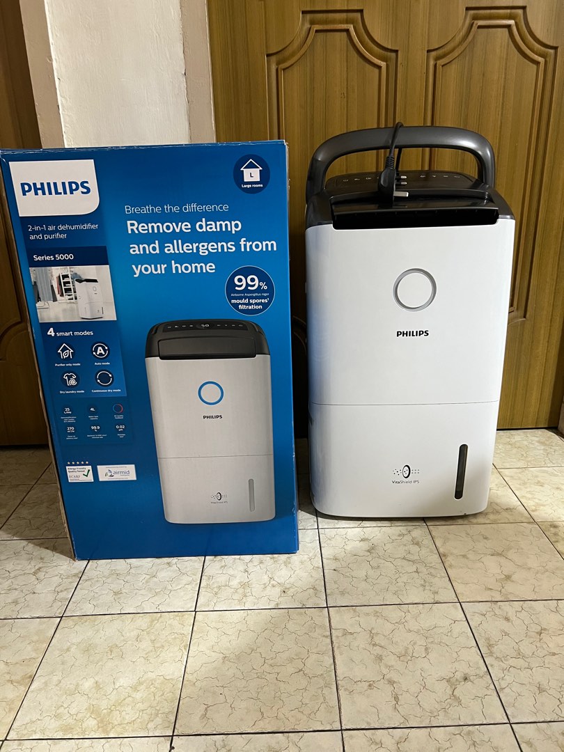 Philips series 5000 air top dehumidifier and purifier