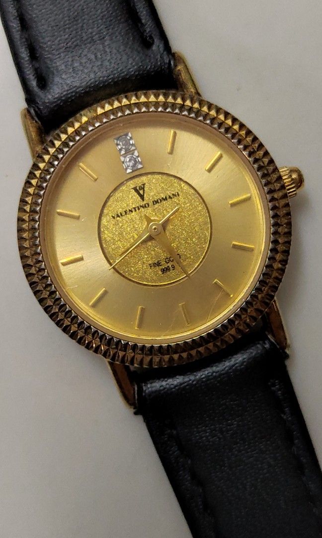 Valentino Domani - Fine Gold 999.9 dial with Diamond