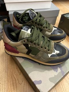 Valentino Garavani Camouflage Rockstud Runners