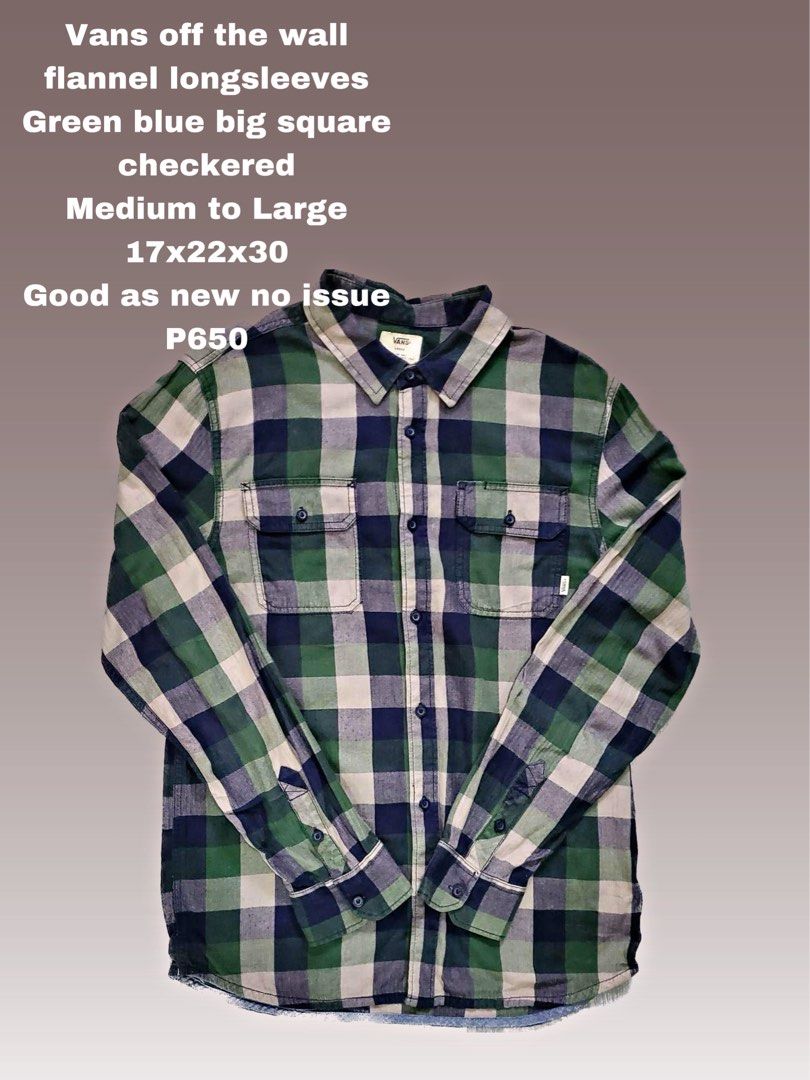 Vans off the top wall flannel