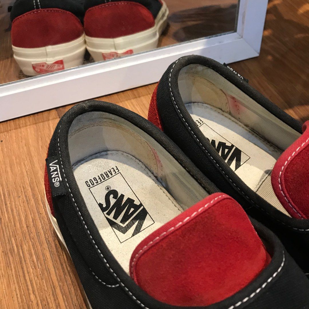Vans Vault Slip on x Fear Of God Lx Limited Rare Collabs not vans metallica wtaps golf wang original Fesyen Pria Sepatu Sneakers di Carousell
