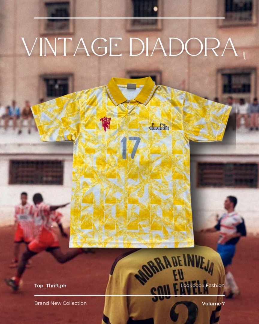 Diadora Maillot De Football Nolel Vintage Fabriqué En