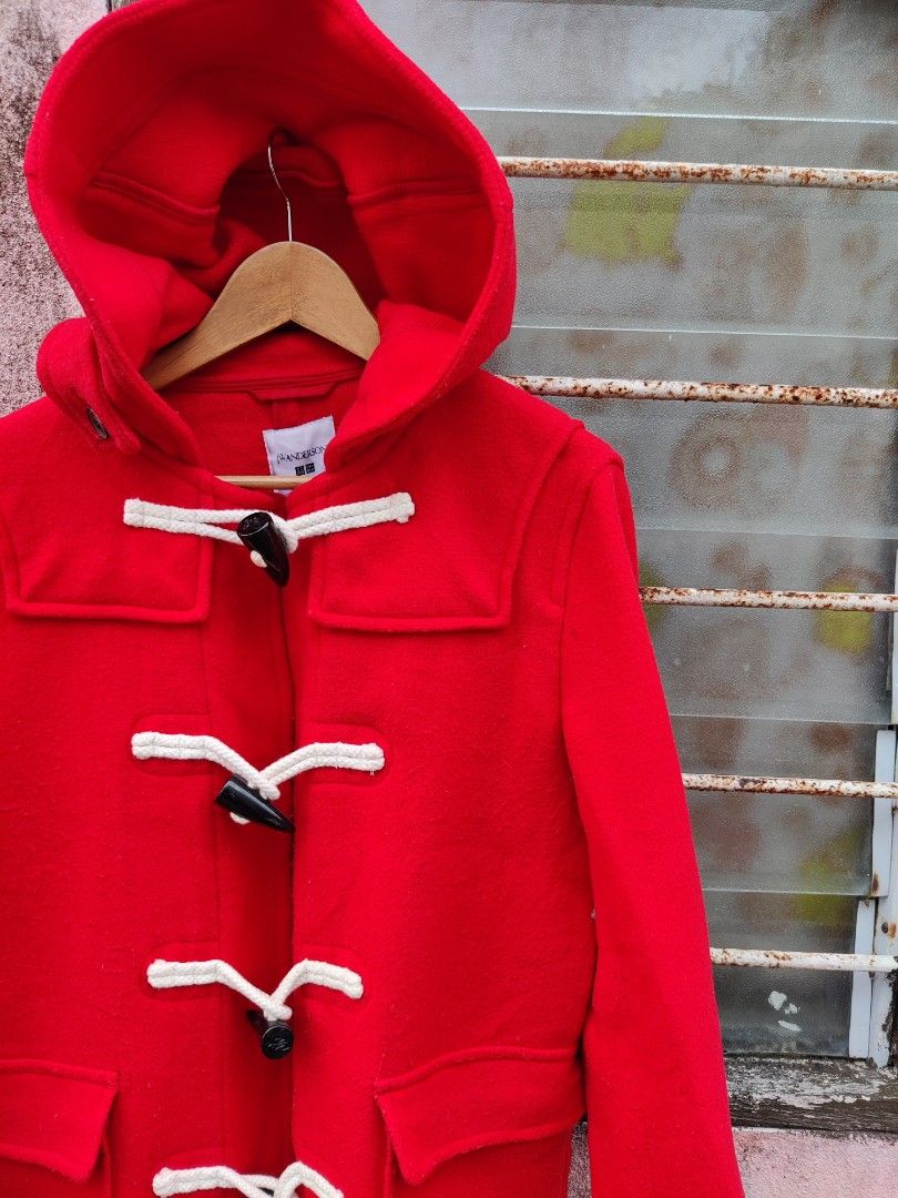 Uniqlo red top coat