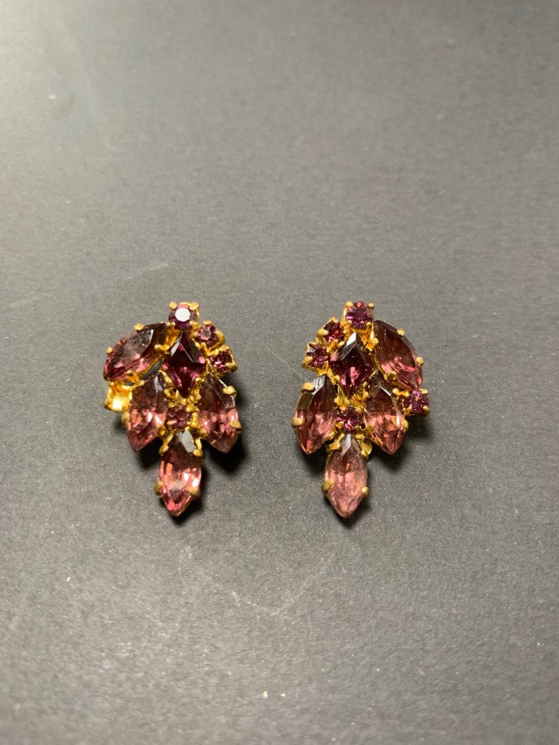 Vintage west germany on sale clip on earrings
