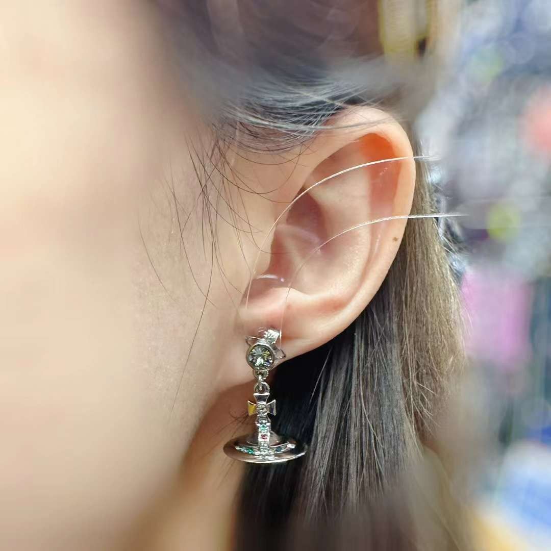 Vivienne westwood top 3d orb earrings