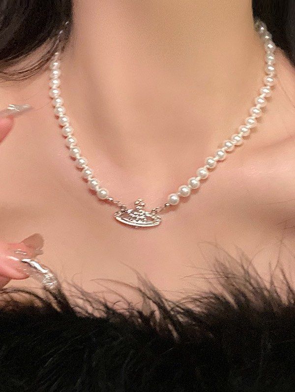 Vivienne Westwood Saturn Ufo Pendant Necklace Walmart | Hot Sex Picture