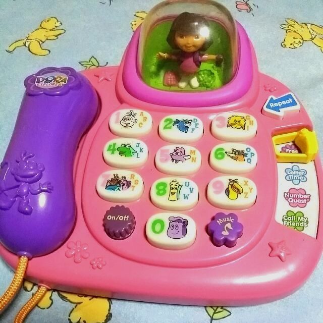 Vtech Dora The Explorer Learning Phone Toy Baby Kid Stuff, 54 OFF