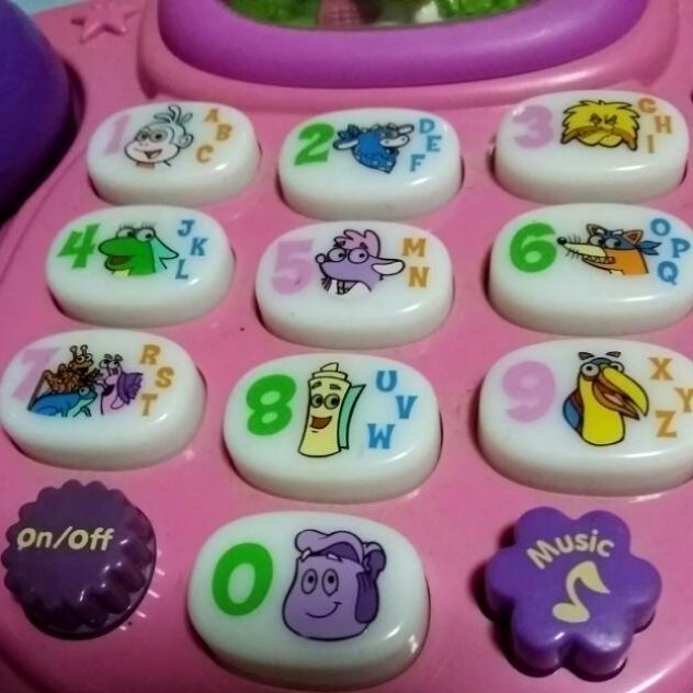 Vtech Dora The Explorer Learning Phone Toy Baby Kid Stuff, 54 OFF
