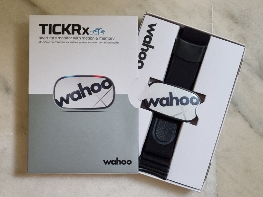 Wahoo TICKR X Heart Rate Monitor with Motion+Memory - Gen 2 White