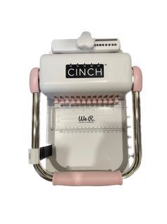 We R memory keepers Cinch Book Binding Machine, Pink and White