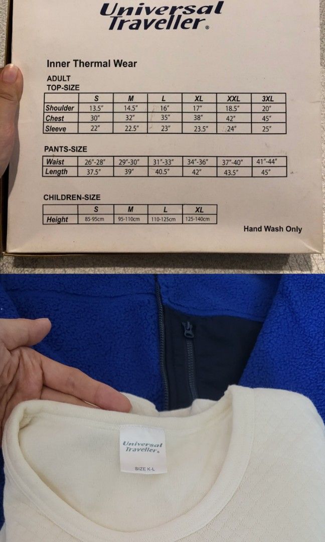 Universal traveller thermal wear discount