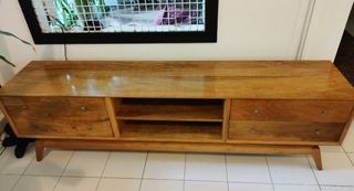 Wooden TV console