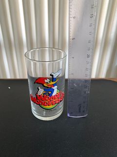 Woody Woodpecker glass , rare