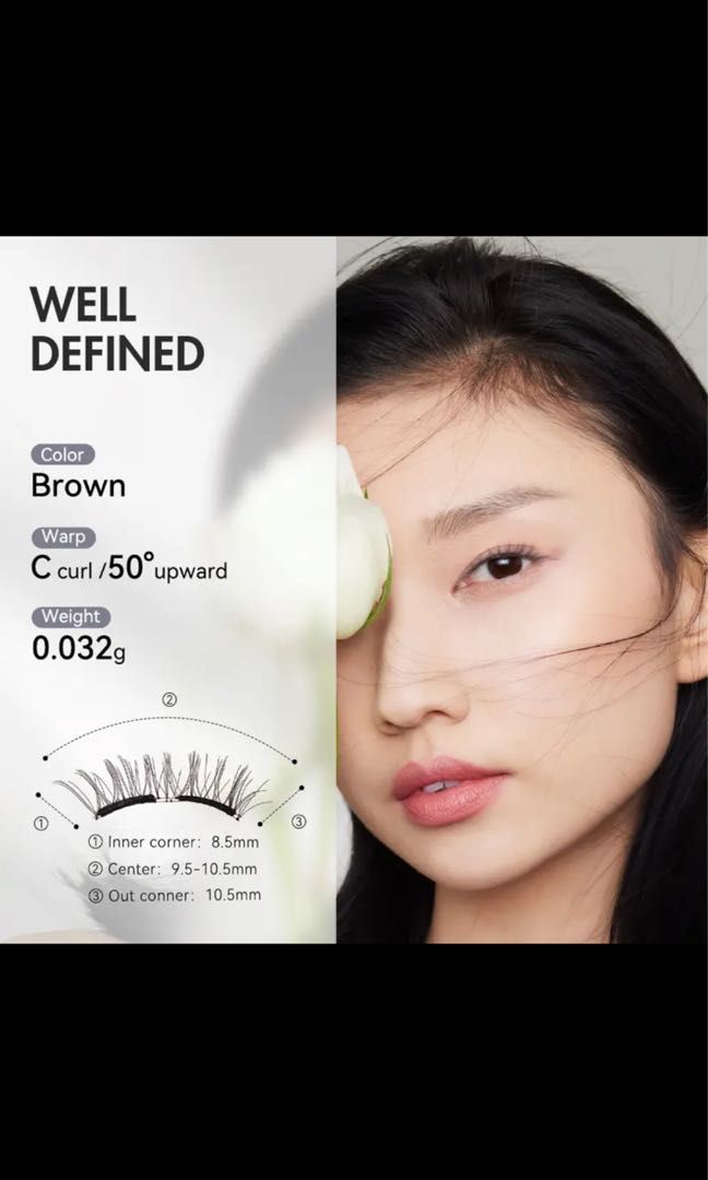 WOSADO Soft Magnetic Eyelashes Po Series 【Starfield, 47% OFF
