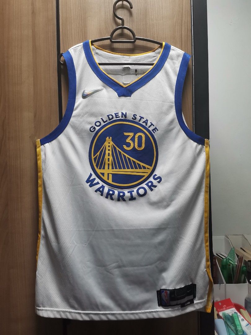 Nike, Shirts, Stephen Curry Warriors Icon Edition 220 Nike Nba Jersey  Large