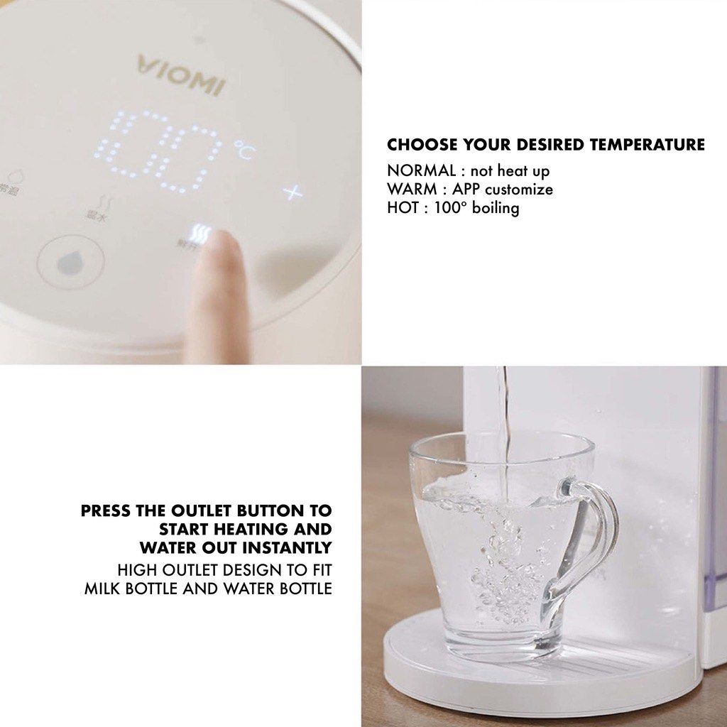 Xiaomi Viomi Water Dispenser 4L Smart Instant Hot Water, TV & Home