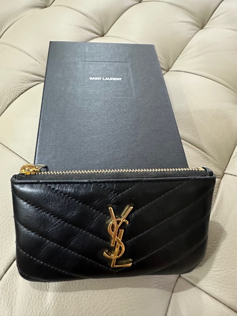 Yves Saint Laurent YSL black Makeup cosmetic Bag Pouch case clutch  Crossbody | eBay