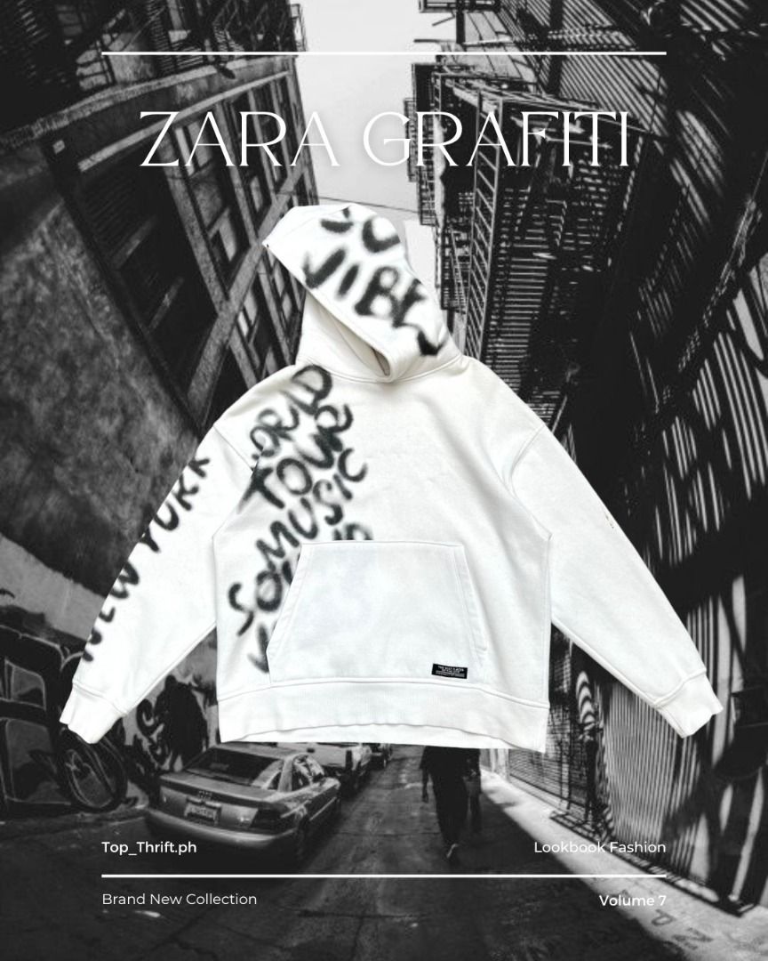 Zara Graffiti Hoodie