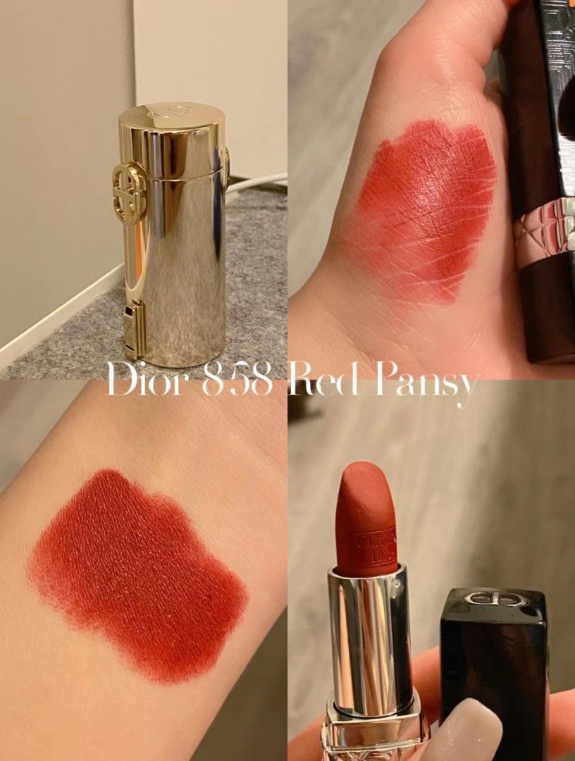 Giảm giá Son thỏi Dior The Atelier Of Dreams Couture Lipstick  858 Red  Pansy  BeeCost